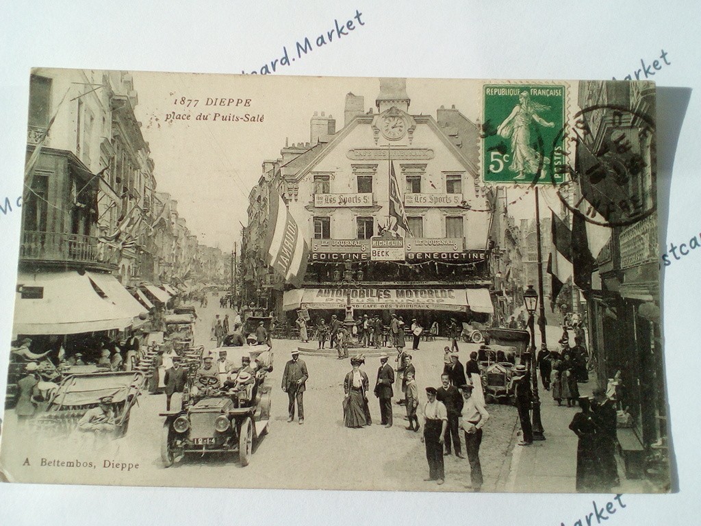 /France/Dieppe/FR_place_1916_Dieppe. place du Puits-Sale.jpg